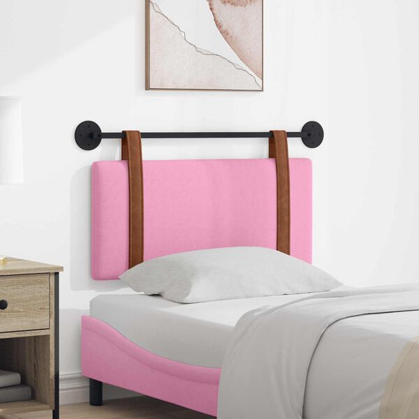 vidaXL Kabantysis galvūgalis Rožinė 90 x 55 x 5 cm Antikinis PU