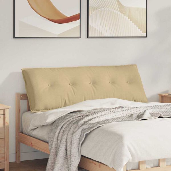 vidaXL Apsaugos Pagalvė Pilkai žalia 140 x 50 cm Kordūrinis audinys