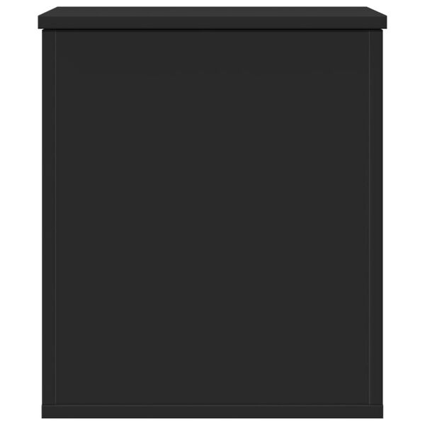 vidaXL Daiktadėžė, juodos spalvos, 40x42x46cm, apdirbta mediena