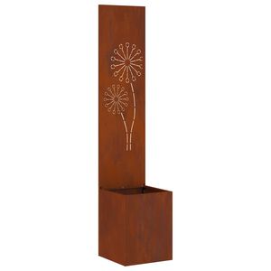 vidaXL Sodo privatumo ekranas &bdquo;Fretwork&ldquo; Rūdijanti 32 x 32 x 150 cm