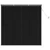vidaXL Venecijos žaliuzės Juodas 150 x 150 cm 25 mm PVC
