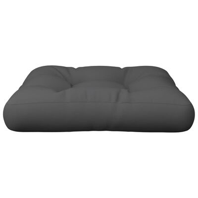 vidaXL Paletės pagalvėlė, pilkos spalvos, 58x58x10cm, audinys