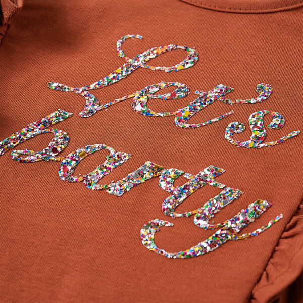 Vaiki&scaron;ki mar&scaron;kinėliai ilgomis rankovėmis, smėlio spalvos, 128 dydžio