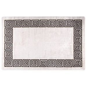 vidaXL Kilimas, šviesus smėlio, 80x150cm, neslystantis, skalbiamas