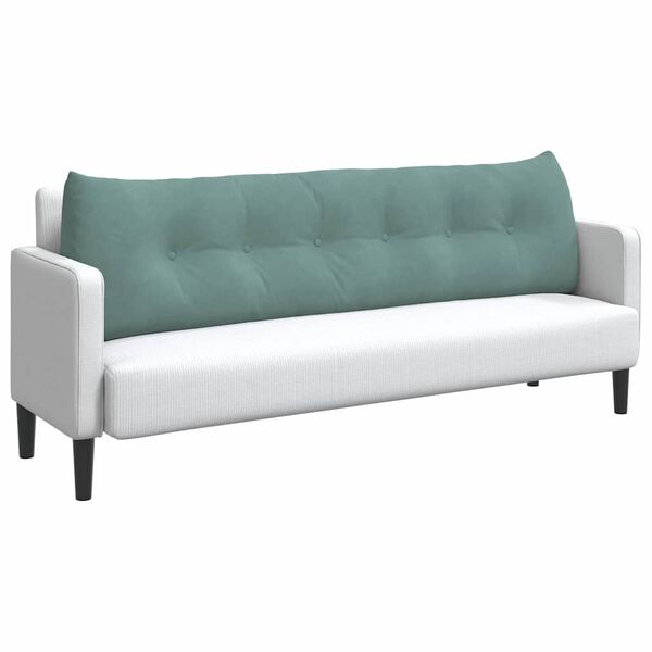 vidaXL Apsaugos Pagalvė Jūrinė žalia 180 x 24 x 50 cm Aksomas