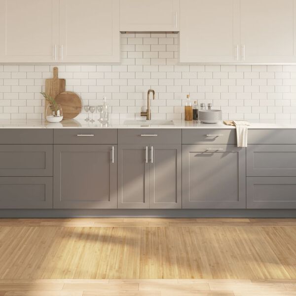 vidaXL Kilimas, &scaron;viesus natūralus, 100x500cm, bambukas, stačiakampis