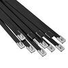 vidaXL Laido tvirtinimas 12 vnt. 7,9 x 500 mm Juoda
