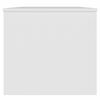 vidaXL Kavos staliukas, baltas, 102x50,5x46,5cm, apdirbta mediena