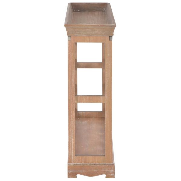 vidaXL Spintelė vynui, rudos spalvos, 70x22,5x70,5cm, MDF