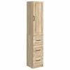 vidaXL Spintelė 2 pcs Sonoma ąžuolas 33 x 34,5 x 87 cm