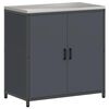 vidaXL Virtuvės Saugojimo Spintelė HATTEM Antracito 90 x 50 x 92 cm