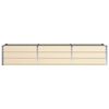 vidaXL Lovelis Ivory 240 x 80 x 45 cm Plienas