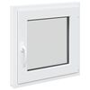vidaXL Požeminio lango RISOR 50 x 50 cm PVC ir stiklas Balta