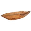 vidaXL Vaisių dubuo JEPARA Tikmedžio ruda 61 x 21 x 11 cm