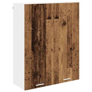 vidaXL Pakabinama spintelė su saugykla Senas medis 80 x 31 x 100 cm