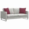vidaXL Sofa Pagalvės 2 pcs Vyno raudona 50 x 50 cm audinys
