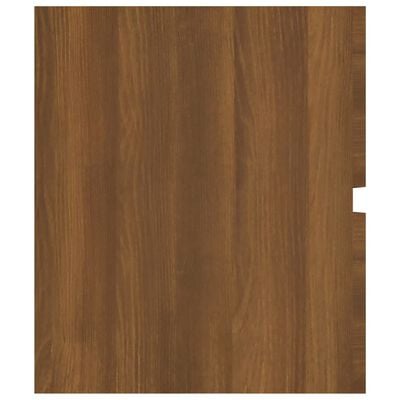 vidaXL Spintelė praustuvui, ruda ąžuolo, 100x38,5x45cm, mediena