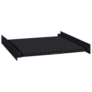 vidaXL Skalbyklės Tarpinė Lenta Juoda 60 x 60 x 8 cm Plienas