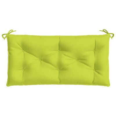 vidaXL Sodo suoliuko pagalvėlė, ryškiai žalia, 100x50x7cm, audinys