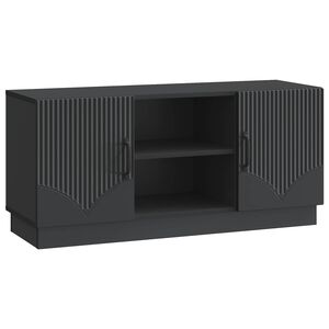 vidaXL Televizoriaus spintelė 102 x 34,5 x 47 cm Juoda