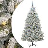 vidaXL Dirbtinė Kalėdų eglutė 210 cm 300 LED &Scaron;ilta balta