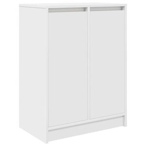 vidaXL Spintelė batams, baltos spalvos, 57x34x76 cm, apdirbta mediena