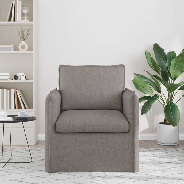 vidaXL Sofa 60cm Taupe Metalas