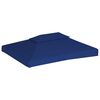 vidaXL Pavėsinės uždangalas, mėlynas, 4x3m, 310 g/m&sup2;
