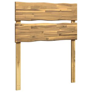 vidaXL Gyvos kra&scaron;tinės lovos galvūgalis ROSTOCK Balta 100 cm
