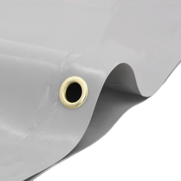 vidaXL Tentas, pilkos spalvos, 5x6m, 650g/m²