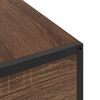 vidaXL &Scaron;alia lovos spintelė Rudas ąžuolas 40 x 27 x 76 cm