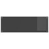 vidaXL Virtuvės užpakalinė plokštė 2 pcs Tamsiai pilka 120 x 40 cm