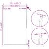 vidaXL Naktinis Roletas 80 x 175 cm, Pilkas
