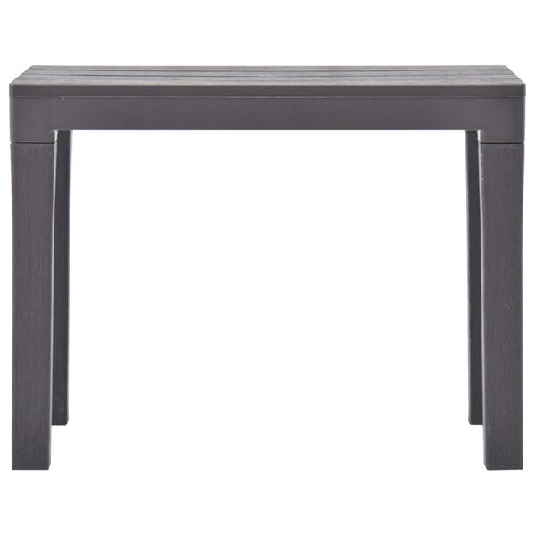 vidaXL Sodo suoliukai, 2vnt., moka spalvos, plastikas