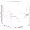 vidaXL Kampinė sodo sofa su pagalvėlėmis, akacijos mediena ir virvė
