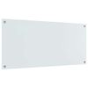 vidaXL Virtuvės užpakalinė plokštė Balta 110 x 50 x 0,6 cm