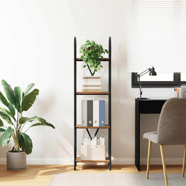 vidaXL Knygų lentyna Senas medis 40 x 30 x 146 cm Apdirbta mediena