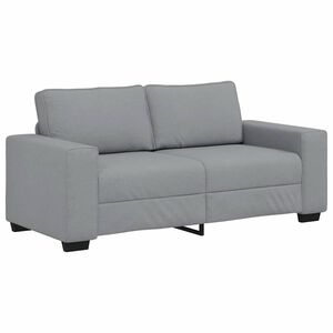vidaXL Dvivietė sofa, &scaron;viesiai pilka, 180x77x82 cm, audinys