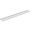 vidaXL Spintos strypas 2 vnt. Sidabro 964 x 15 x 29 mm