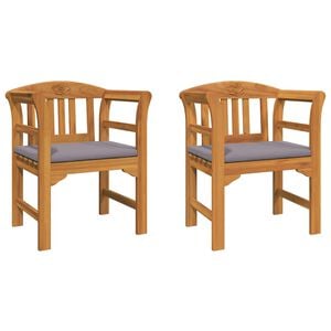 vidaXL Kėdė su rožėmis 68,5 x 46 x 82,5 cm Kietos akacijos mediena