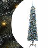 vidaXL Dirbtinė Kalėdų eglutė Žalia 180 cm PVC, plastikas ir plienas