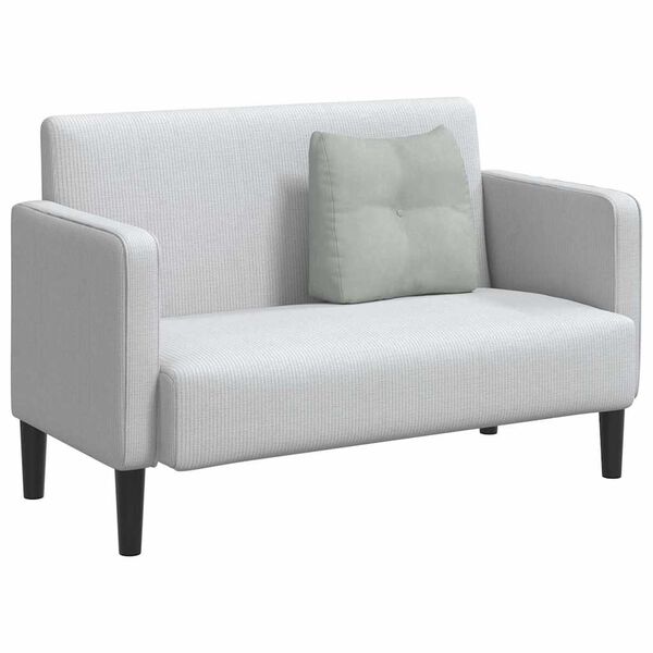 vidaXL Apsaugos Pagalvė &Scaron;viesiai pilka 45 x 24 x 50 cm Aksomas