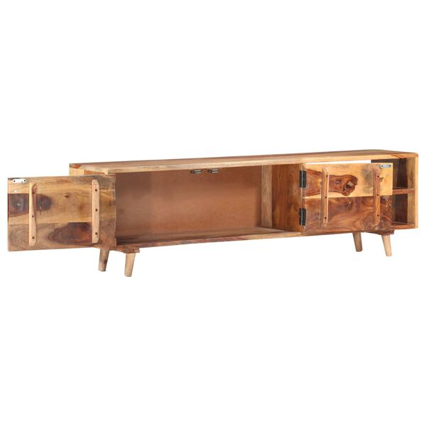 vidaXL TV spintelė, 140x30x40cm, rausvosios dalbergijos masyvas