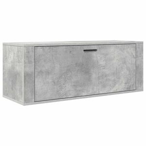 vidaXL Spintelė batams, betono pilka, 100x35x38cm, apdirbta mediena