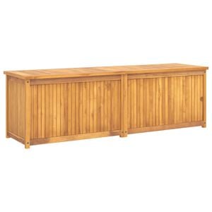vidaXL Sodo dėžė, 175x50x55cm, tikmedžio medienos masyvas