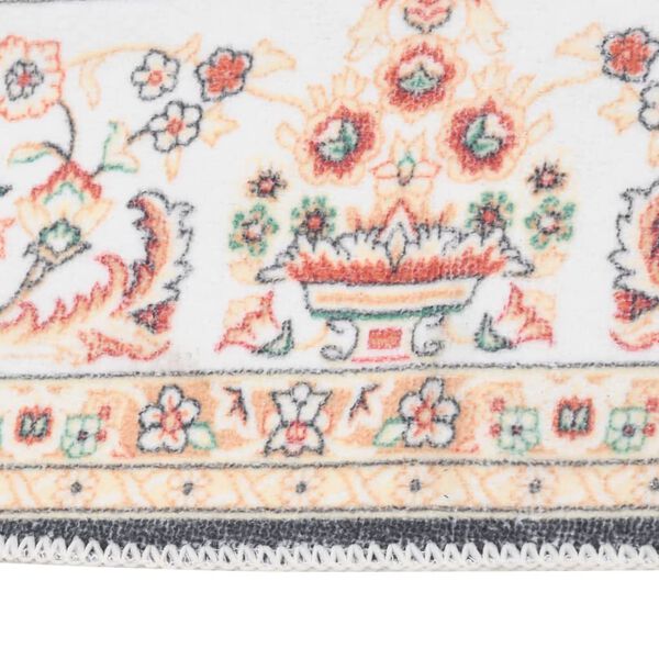 vidaXL Kilimas, įvairiaspalvis, 120x170cm, poliesteris, su ra&scaron;tais