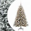 vidaXL Dirbtinė Kalėdų eglutė su burbulais 240 cm 300 LED &Scaron;ilta balta
