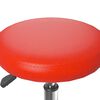 vidaXL Baro taburetė, raudonos spalvos, dirbtinė oda