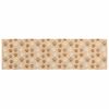 vidaXL Virtuvės kilimas smėlio pėdutės 150 x 45 cm 100% poliamidas
