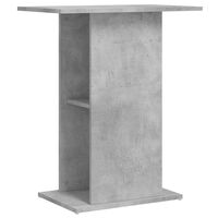 vidaXL Akvariumo stovas, betono pilkas, 60,5x36x72,5cm, mediena